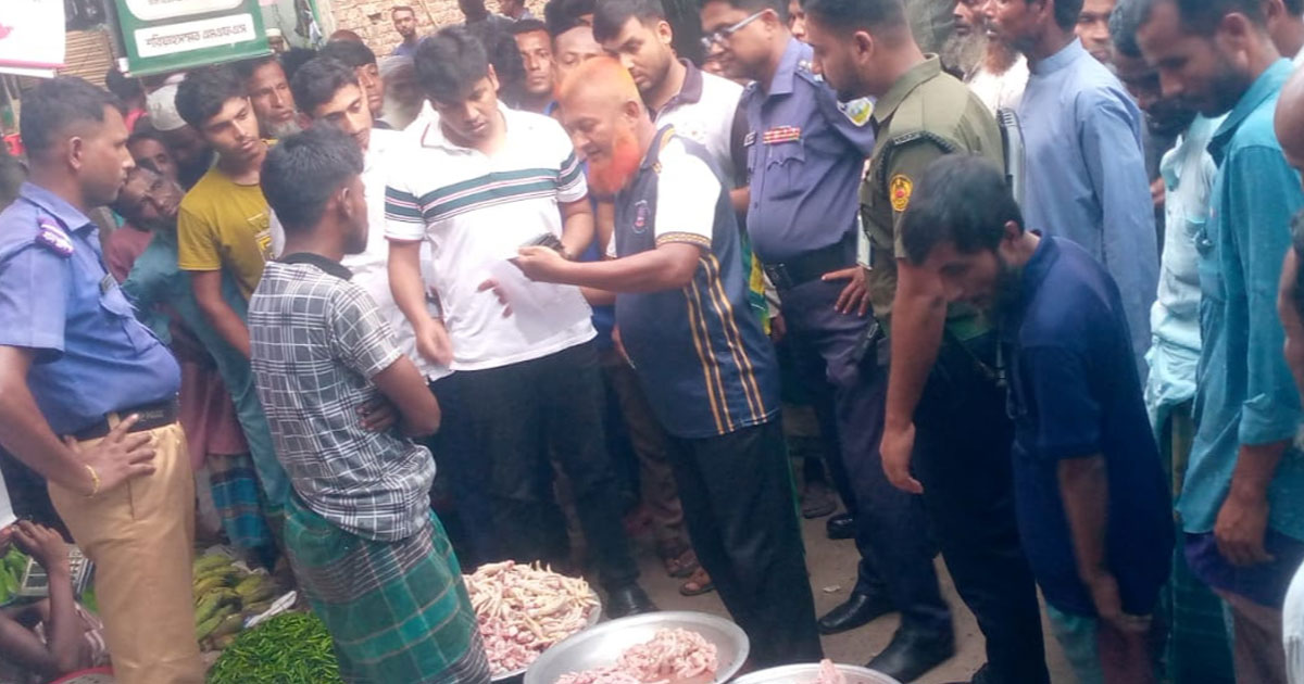 মানহীন মুরগির মাংস বিক্রি, ২ ব্যবসায়ীকে অর্থদন্ড