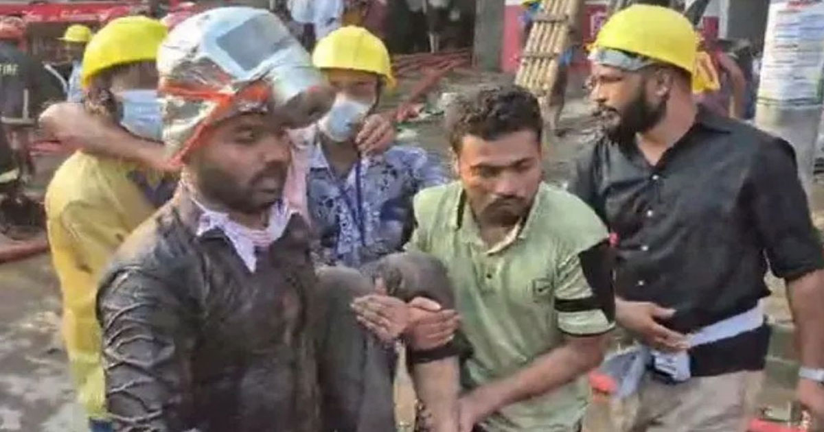 গাজীপুরে কারখানায় আগুন : অসুস্থ ৭০ জনকে উদ্ধার