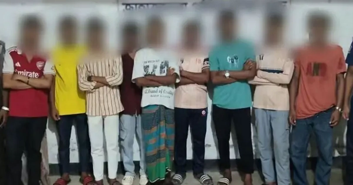চট্টগ্রাম রেঞ্জের পুলিশের অভিযানে ৯১২ জনকে গ্রেপ্তার
