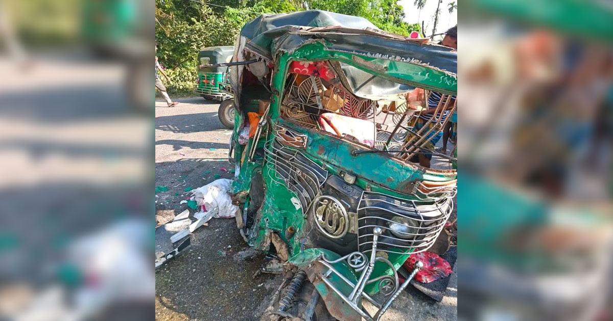 তারাকান্দায় সিএনজি-প্রাইভেটকার মুখোমুখি সংঘর্ষে নিহত ১