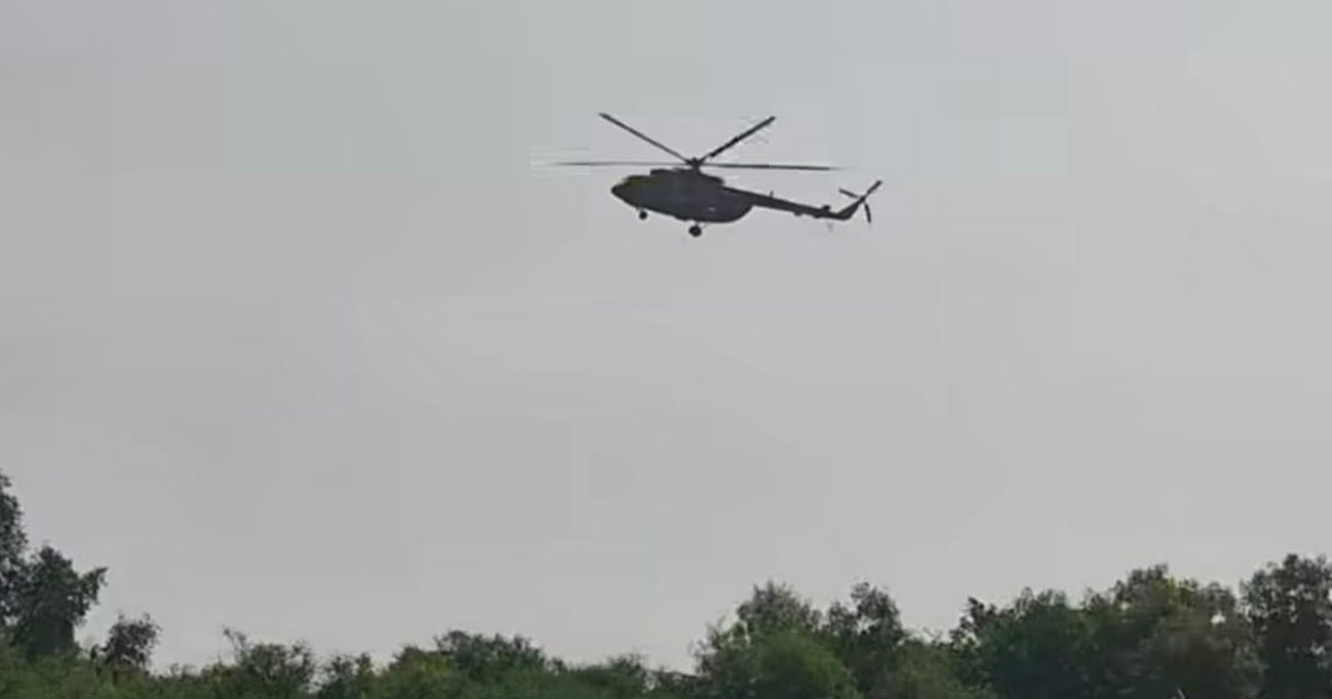 হেলিকপ্টারে সুন্দরবন দেখলেন প্রধানমন্ত্রী