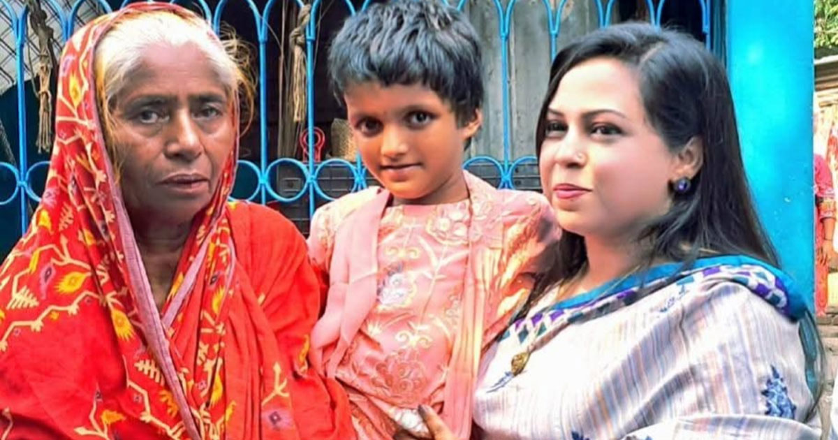বাবা-মায়ের স্নেহবঞ্চিত শিশু সোহানার পাশে নরসিংদীর ডিসি