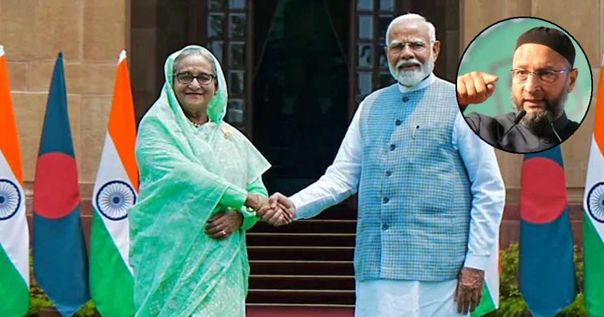 বিহারে বাংলাদেশি নেই, আপনার বোন দিল্লিতে: মোদীকে ওয়াইসি