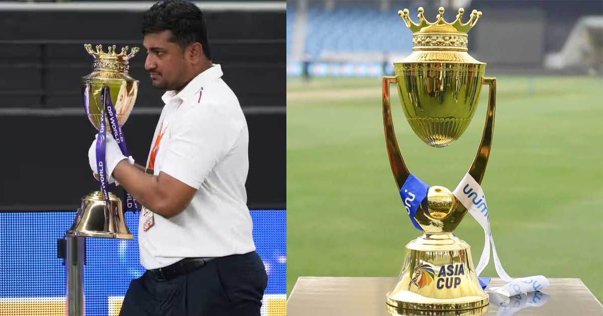 এশিয়া কাপ ফাইনালের ট্রফি এখনও দুবাইয়ে