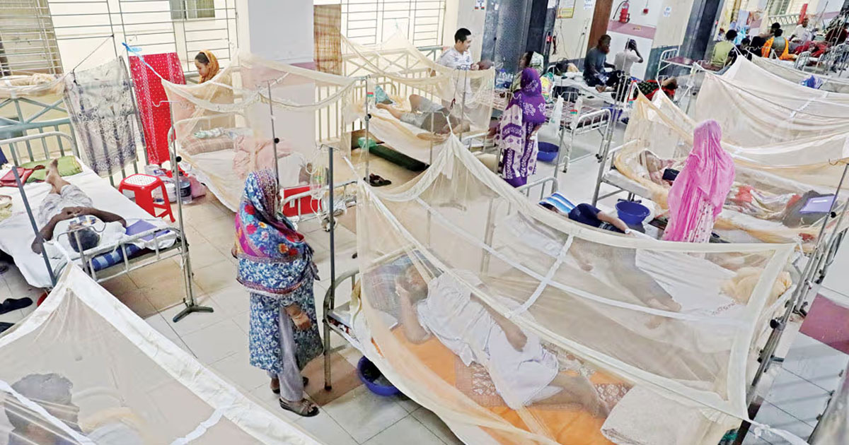 গত ২৪ ঘন্টায় ডেঙ্গুতে মৃত্যু নেই, হাসপাতালে ভর্তি ৮৩৪ জন