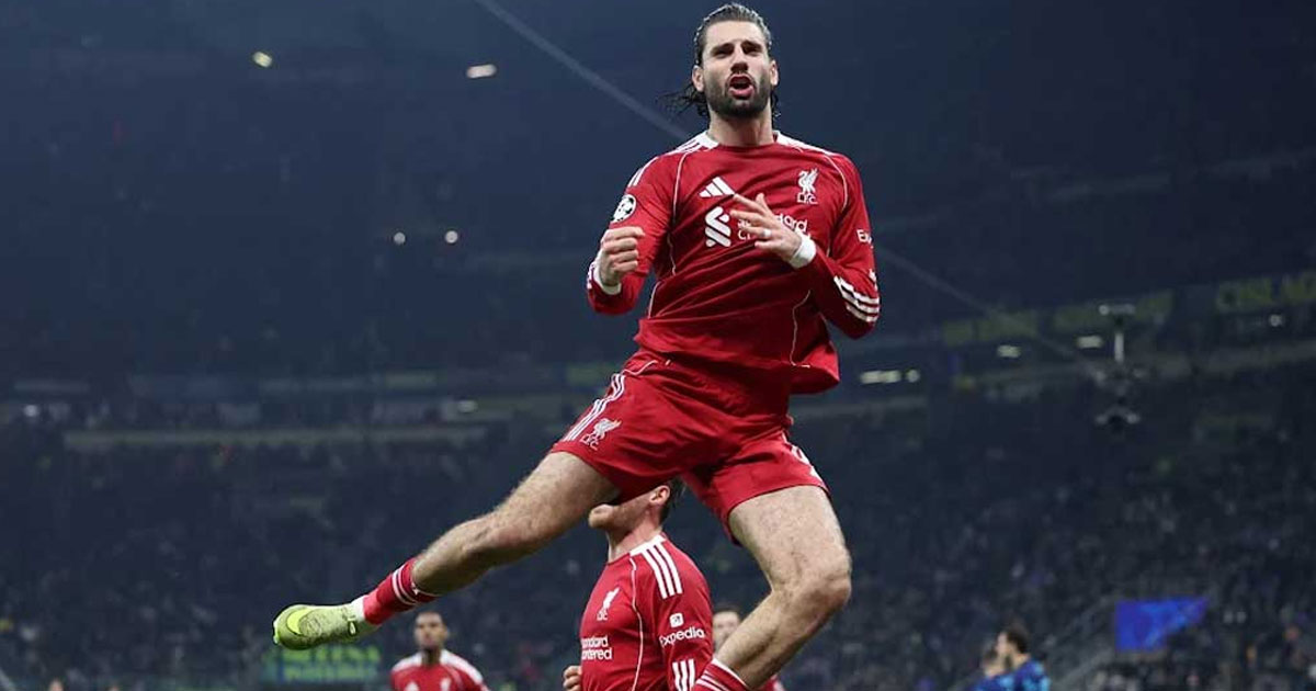 পেনাল্টিতে ঘরের মাঠে ইন্টারকে হারালো অলরেডরা