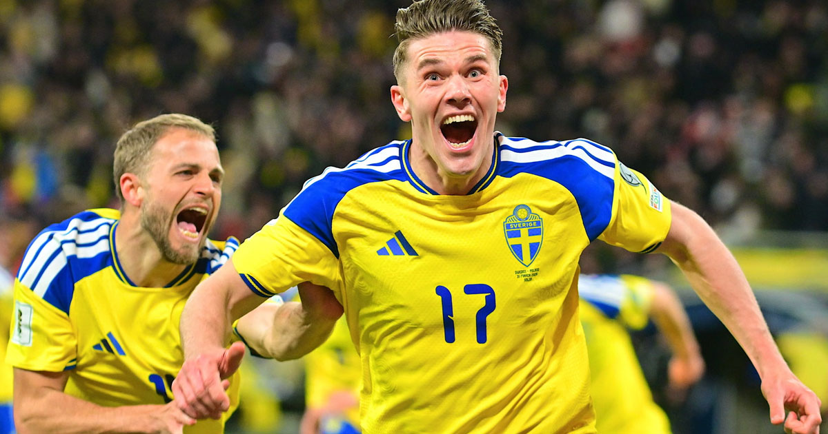 নাটকীয় জয়ে বিশ্বকাপে সুইডেন, স্বপ্নভঙ্গ লেভানডোভস্কিদের