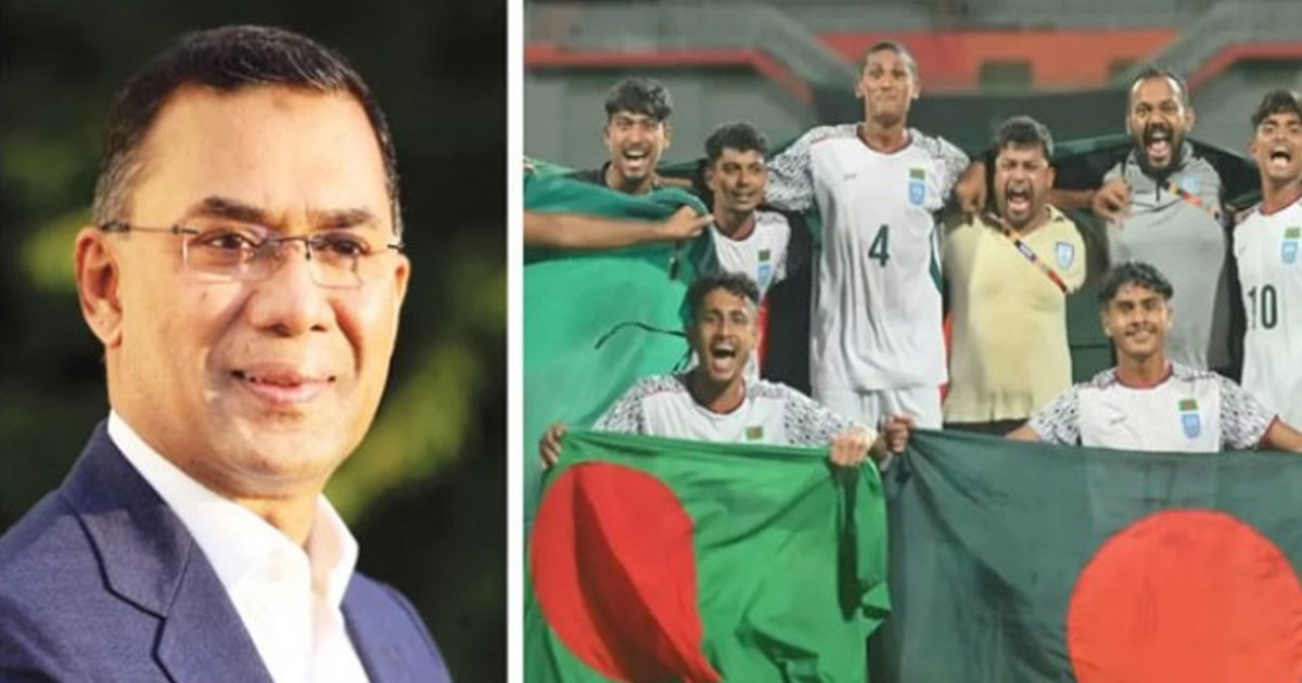 সাফজয়ী বাংলাদেশ দলকে অভিনন্দন জানিয়েছেন প্রধানমন্ত্রী