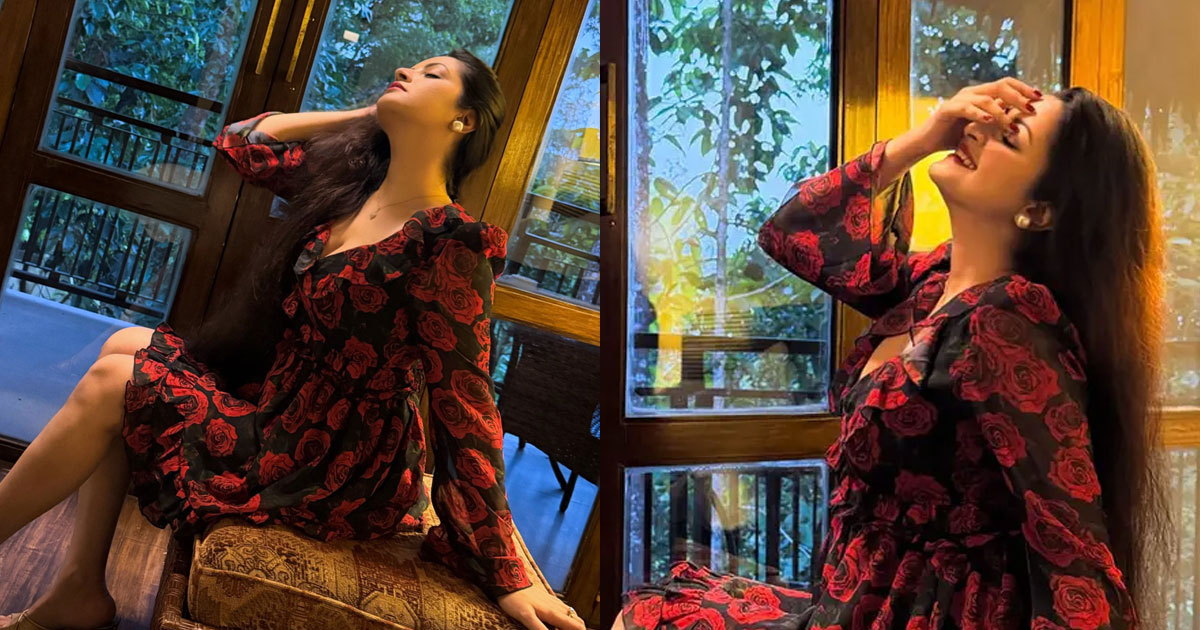 হঠাৎ রহস্যময়ী লুকে পরীমণি!