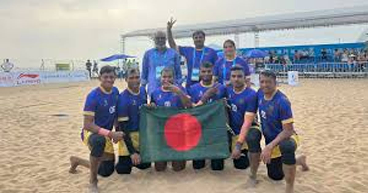 এশিয়ান বিচ গেমসে এক দিনে দুই জয় বাংলাদেশের
