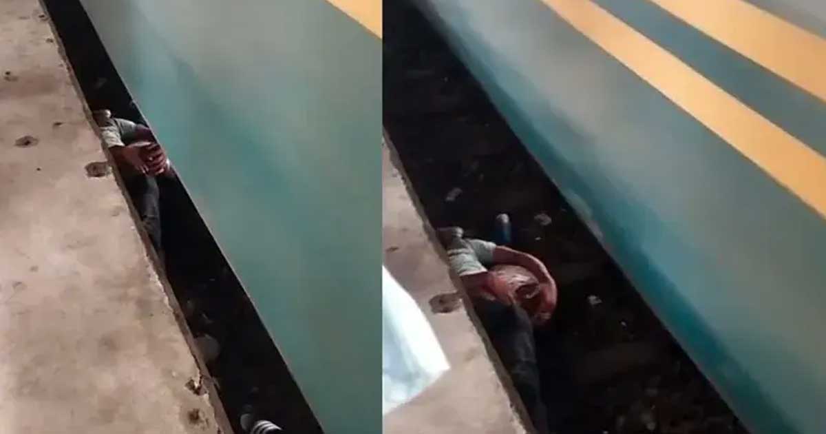 সন্তানকে বাঁচাতে ট্রেনের নিচে ঝাপ দিলেন বাবা
