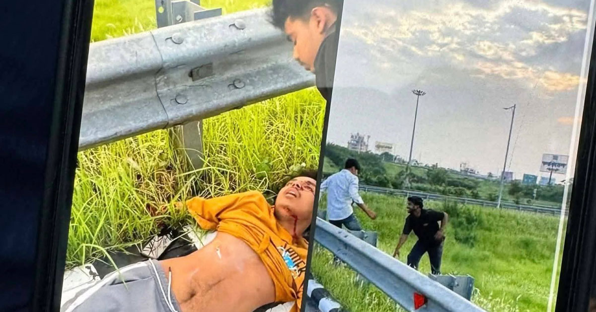 ভাঙ্গায় মোটরসাইকেল দুর্ঘটনায় তিন বন্ধু আহত