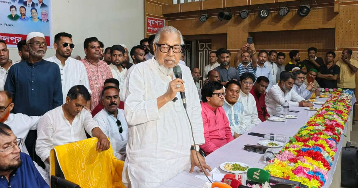 ভোটারদের আশা-আকাঙ্ক্ষা পূরণে ব্যত্যয় ঘটানো যাবে না : নজরুল ইসলাম খান