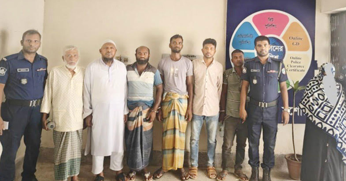 শার্শায় পুলিশের অভিযানে ৭  আসামি গ্রেপ্তার