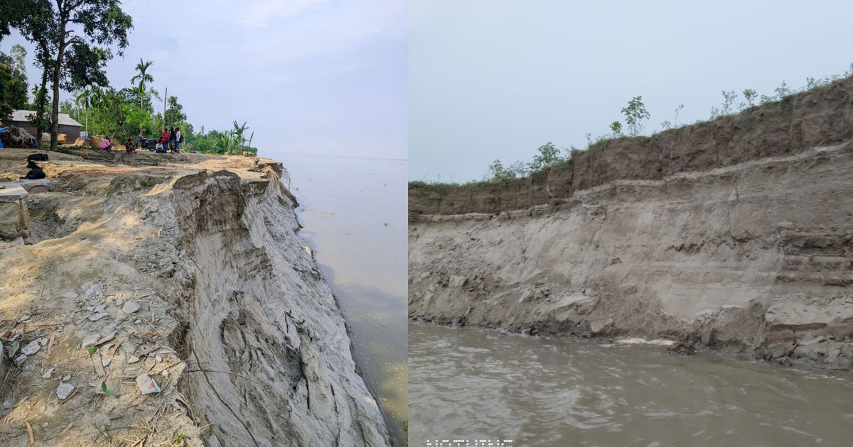 যমুনার ভাঙন, বিলীন হচ্ছে সাপধরী ও মুন্নিয়া গ্রাম