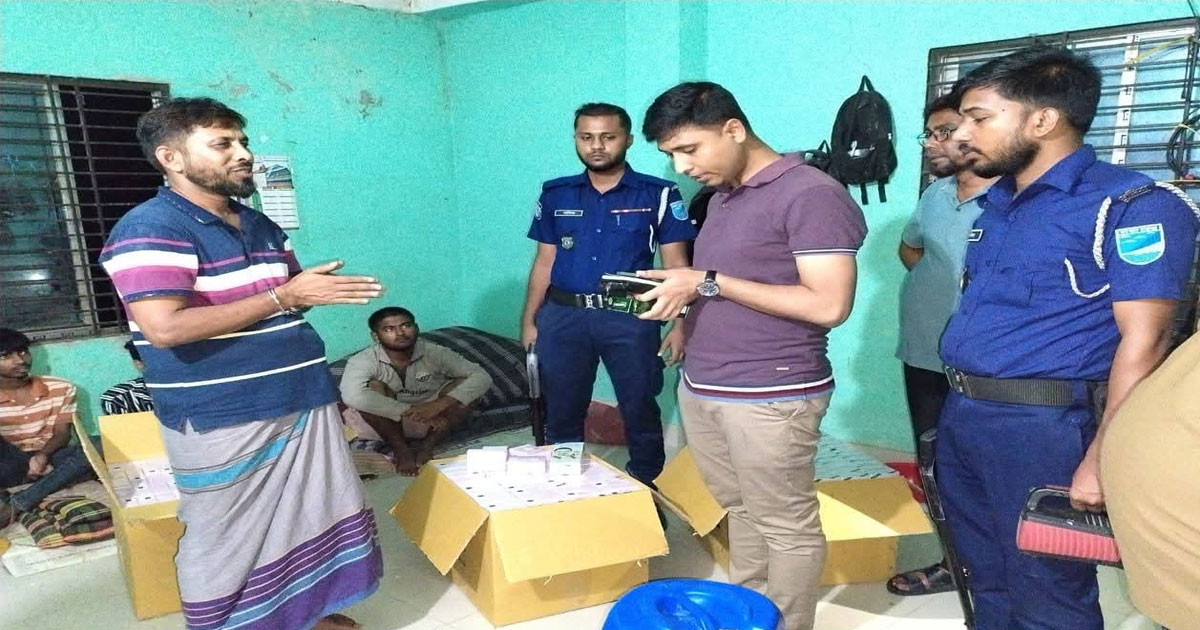 ভাঙ্গায় নকল কসমেটিক কারখানায় অভিযান, মালিককে জরিমানা