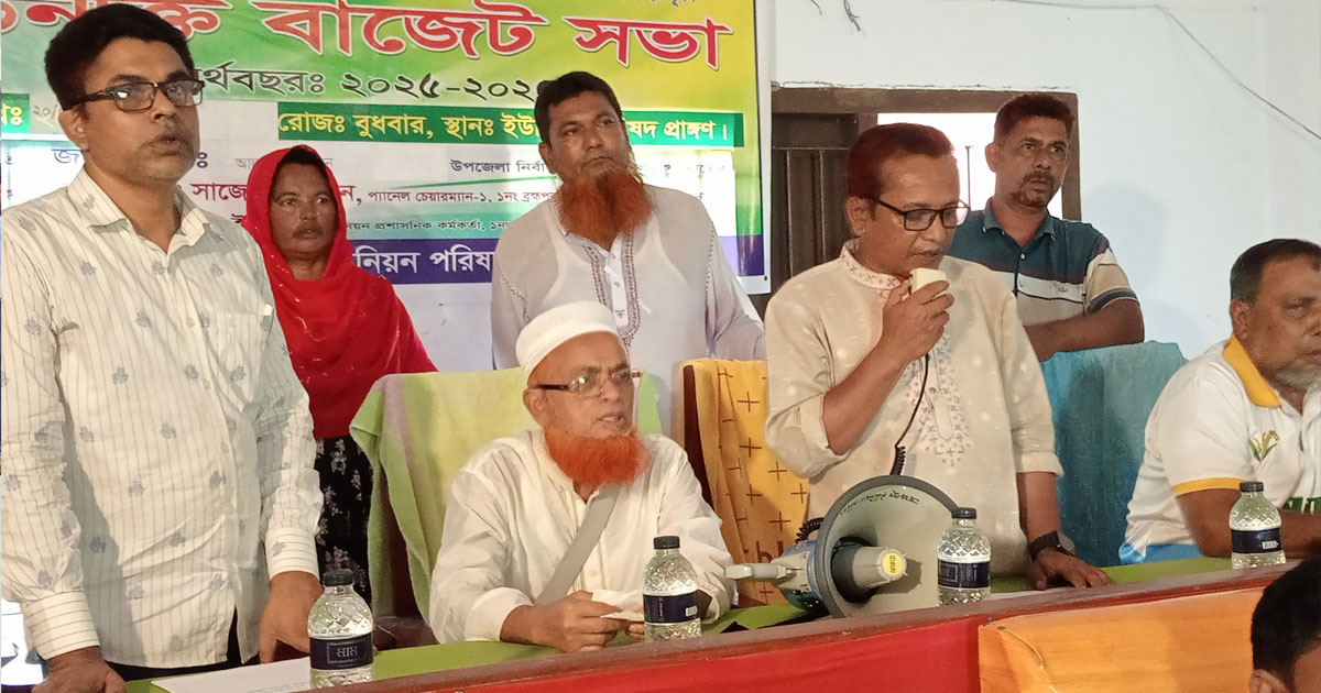 নাটোরের নলডাঙ্গায় ব্রহ্মপুর  ইউনিয়েন উন্মুক্ত বাজেট ঘোষণা