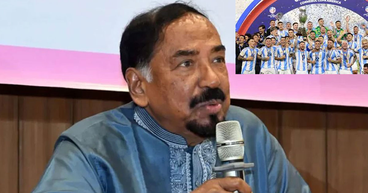 বাংলাদেশে সবচেয়ে জনপ্রিয় ফুটবল দল আর্জেন্টিনা: স্পিকার