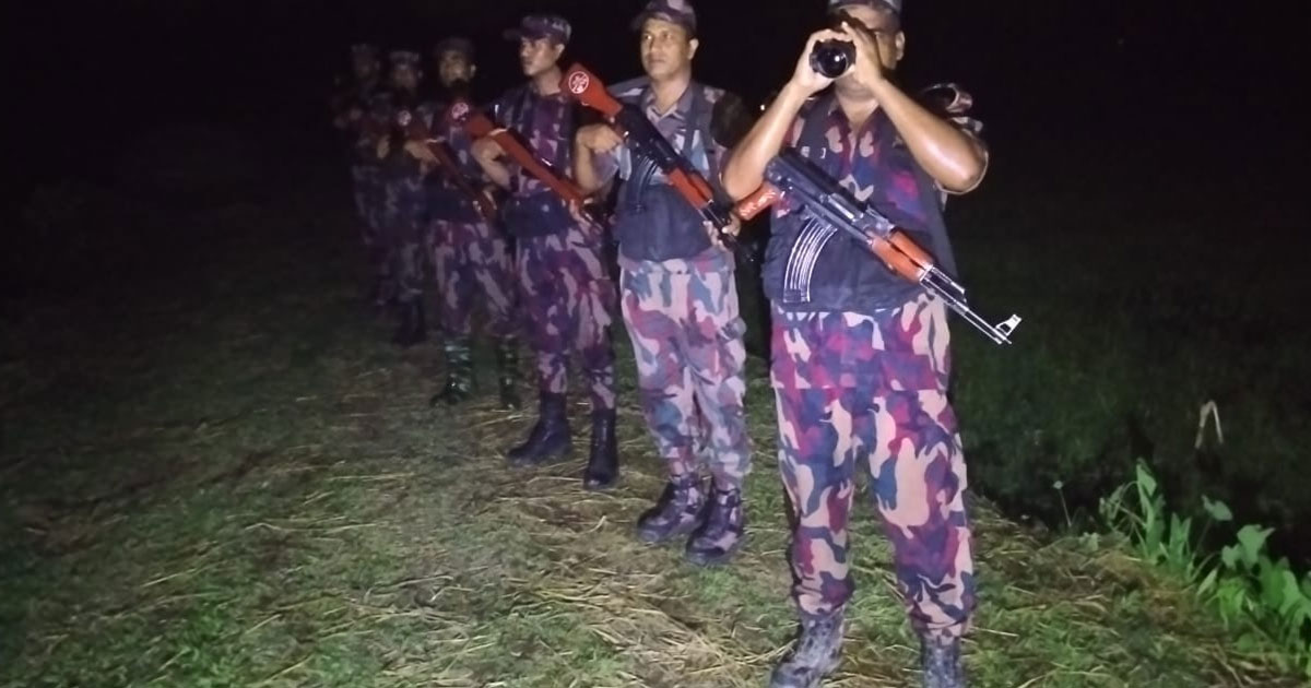 রৌমারী সীমান্তে ৭ ভারতীয় ব্যক্তিকে পুশইনের চেষ্টা